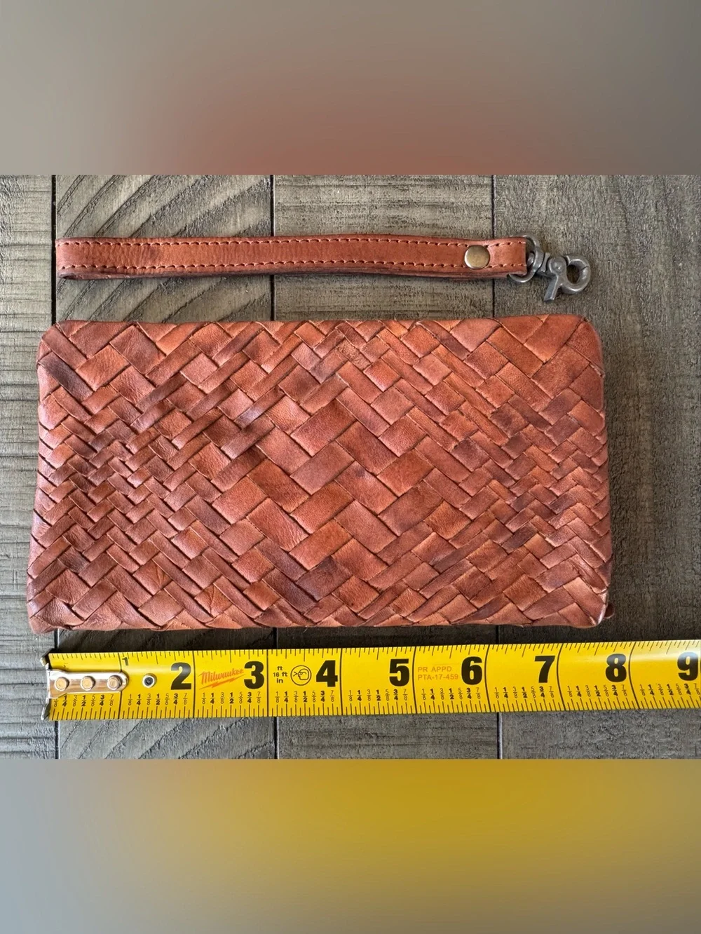 Vilenca Holland 2-Piece Woven Leather Wallet & Card Case Gift Set (NIB)